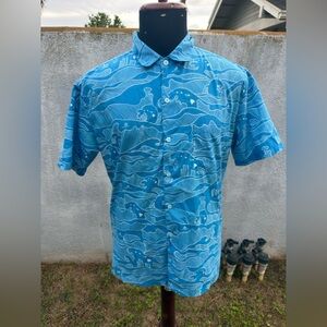 Tori Richard Bank of Hawaii Aloha Hawaiian Floral Shirt Men’s L